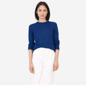 Everlane Open Knit Crew Sweater